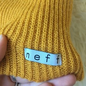 Neff Accessories - Unisex Mustard Neff Beanie Neff Accessories - Unisex Mustard Neff Beanie
